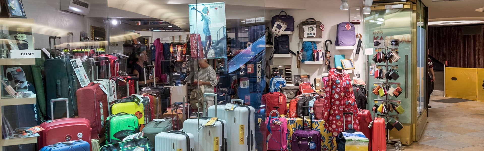 retail luggage stores near me